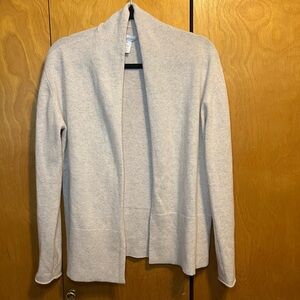 Nordstrom Beige cashmere Open Front Cardigan